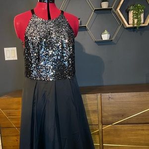 Black and Sequin torrid Cocktail dress